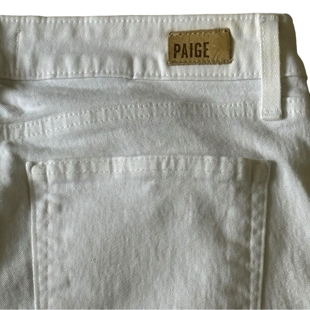 EUC PAIGE Verdugo Ankle Skinny Style DNM656 Optic White Size 6 - Picture 10 of 14